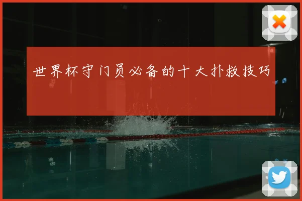 世界杯守门员必备的十大扑救技巧