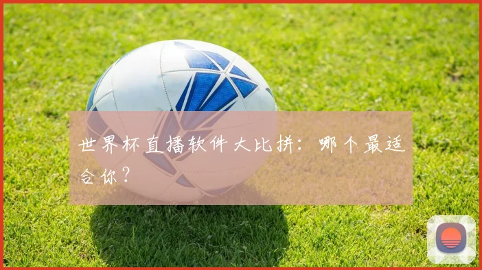 世界杯直播软件大比拼：哪个最适合你？